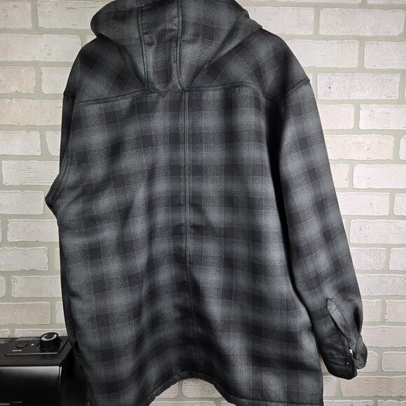 Dickies Plaid Hooded Jacket XL - Picture 9 of 10